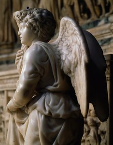 Engel-Kandelaber für die Arche des Heiligen Dominikus