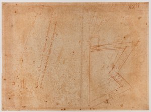 Plan der Mauern in der Nähe des Tores zu St. Pier Gattolini