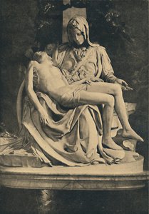 Rom - Basilika St. Peter. Pieta von Michelangelo, 1910 von Michelangelo Buonarroti