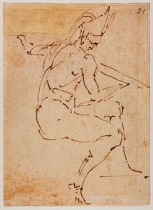 Studie für eine sitzende Figur