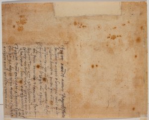 Autographische Verse von Michelangelo Buonarroti