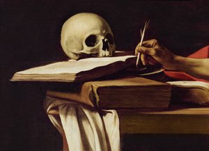 Heiliger Hieronymus, schreibend (Detail)