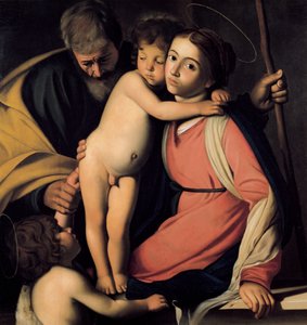 Die Heilige Familie mit Johannes dem Täufer als Junge, frühes 17. Jahrhundert