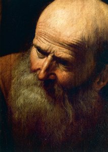 Gesicht Abrahams (Detail)