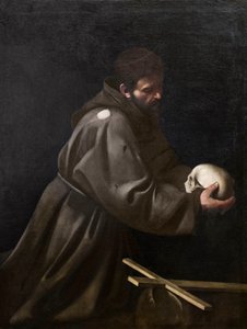 Der Heilige Franziskus in Meditation von Michelangelo Merisi da Caravaggio
