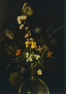 Stillleben mit Blumen und Früchten