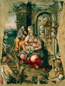Krippe, von Michele Cavaro (1517-1584)