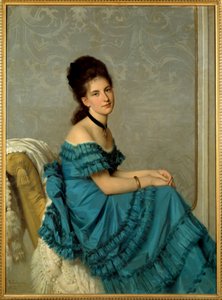 Porträt von Adelaide Banti von Michele Giordigiani