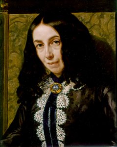 Elizabeth Barrett BROWNING, Porträtdetail