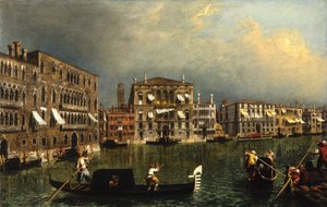 Der Große Kanal am [Rio di] Ca