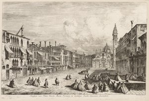 Ansichten von Venedig: S. Maria Formosa, 1741 von Michele Marieschi