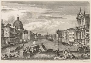 Ansichten von Venedig: Santa Chiara, 1741