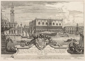 Ansichten von Venedig: Die Piazzetta und der Dogenpalast