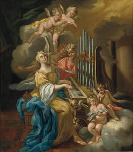 Heilige Cäcilia von Michele Rocca
