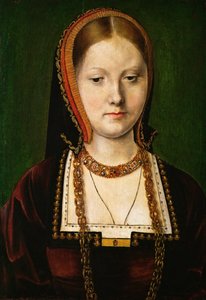 Porträt von Maria Tudor (1496-1533) von Michiel Sittow