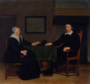 Porträt von Adriaen Corver und seiner Frau Rijckje Theulingh