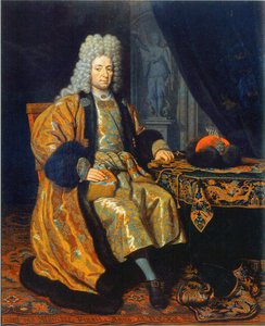 Porträt von François Lefort 1656-1699, 1698