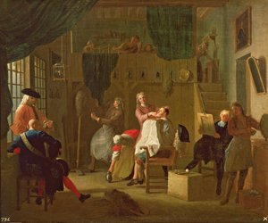 Der Friseursalon