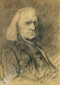 Porträt von Franz Liszt