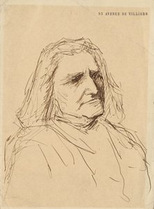 Porträt von Franz Liszt, 1880er Jahre
