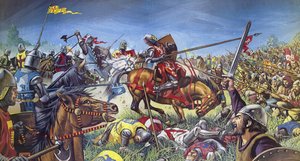 Die Schlacht von Bannockburn von Mike (20th century) White