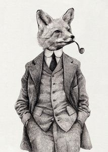 Der stilvolle Vintage-Fuchs