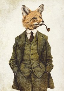 Der stilvolle Vintage-Fuchs