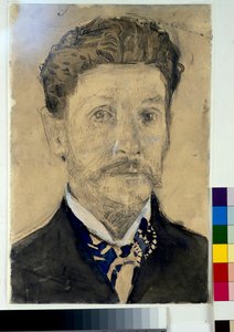 Selbstporträt von Mikhail Aleksandrovich Vrubel