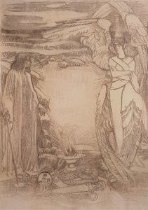 Illustration zum Gedicht Prophet von A. Puschkin, 1905