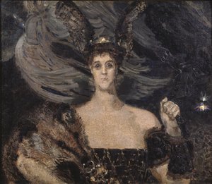 Die Walküre. Porträt der Künstlerin und Mäzenin Gräfin Maria Tenisheva