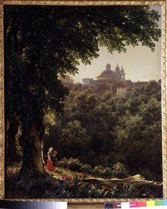 Ariccia, nahe Rom von Mikhail Ivanovich Lebedev