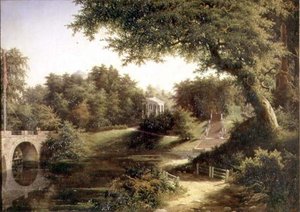 Ansicht in den Gärten von Pawlowsk