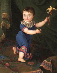 Porträt von Graf Dmitri Nikolajewitsch Scheremetew 1803-1871 als Kind, 1805