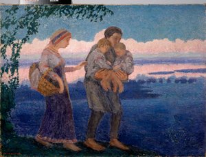Abendliche Heimkehr von Mikhail Nikolayevich Yakovlev