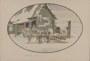 Poststation von Mikhail Stepanovich Znamensky