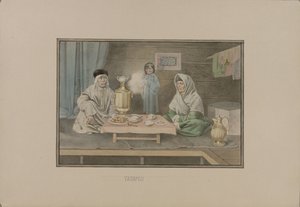 Tatarische Frauen von Mikhail Stepanovich Znamensky