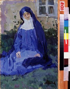 Eine Nonne von Mikhail Vasilievich Nesterov
