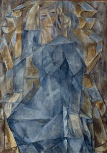 Porträt einer Frau, 1910er Jahre von Mikhail Vasilyevich Le Dantyu