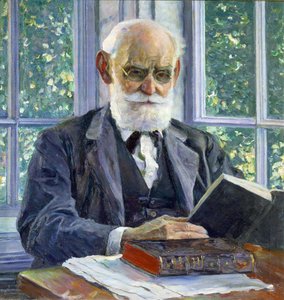 Porträt des Physiologen, Psychologen und Arztes Ivan P. Pavlov, 1849-1936, 1930