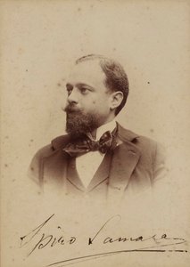 Porträt des Komponisten Spyridon Samaras 1861-1917, ca. 1894 von Milano . Guigoni and Bossi