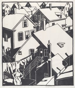Hausdächer von Mildred McMillen