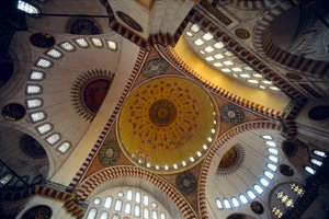 Innenansicht der Süleymaniye-Moschee