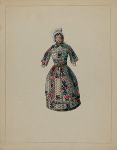 Puppe, ca. 1936 von Mina Lowry
