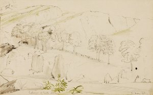 Außenansicht der Grotte, Aldberg von Miner Kilbourne Kellogg