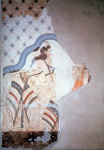 Weibliche Figur (Fresko) von Minoan