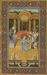 Jesus unter den Ärzten im Tempel, um 1760 von Mir Kalan Khan