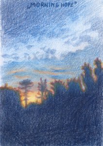 Hoffnungsvolles Morgenglühen