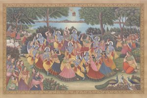 Krishnas göttlicher Waldtanz