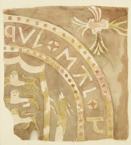 Fliese aus dem Salon hinter der Canynges-Kapelle von Miss Martha Bird
