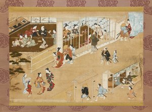 Yoshiwara Vergnügungsviertel, ca. 1670-1685